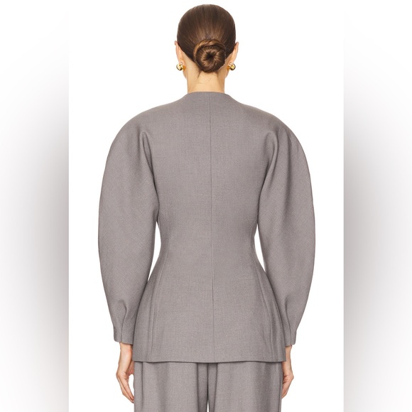 Helsa The Curvilinear Blazer in Charcoal $398 NEW without tag - Picture 5 of 6